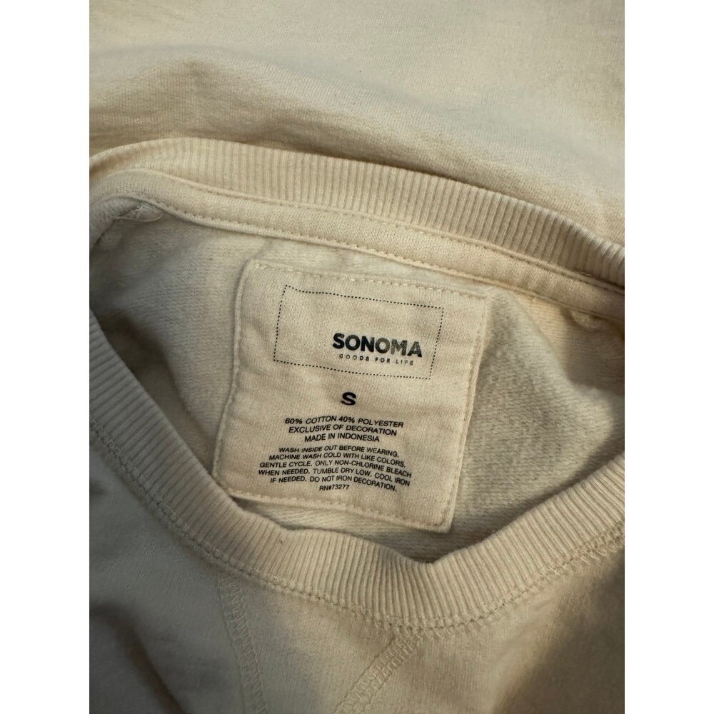 Sonoma Women's Cream Mountain Top Sweater - Small - Picture 3 of 7